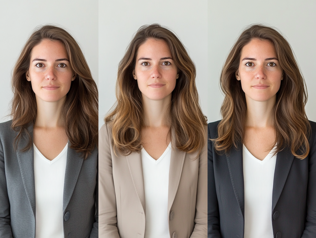 Gray color for a headshot
