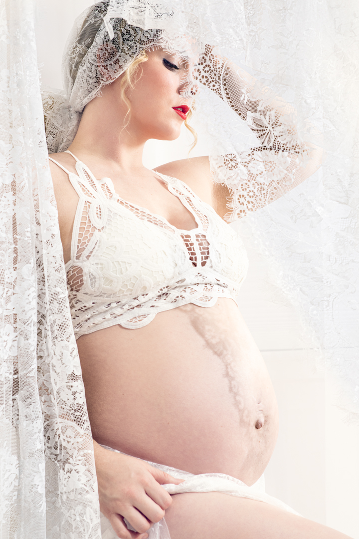 White Lace Maternity